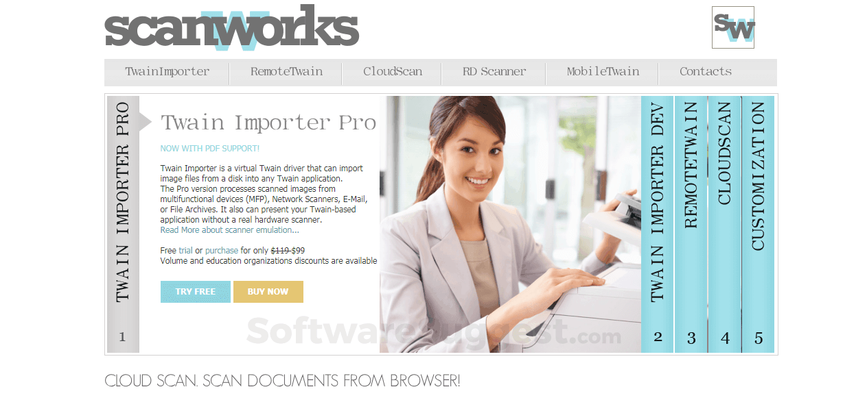 ScanWorks Software Screenshot1